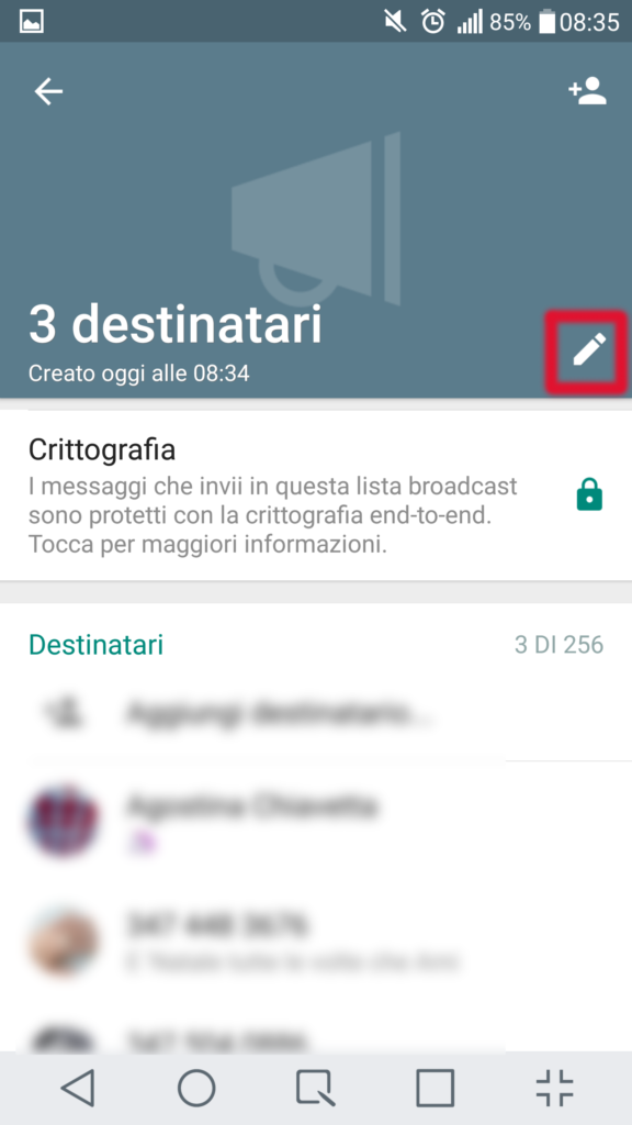 liste broadcast